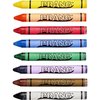 Prang Crayons, Nontoxic, Tuck Box, 4/PK, Green/Red/Yellow/Blue 4PK DIXX150